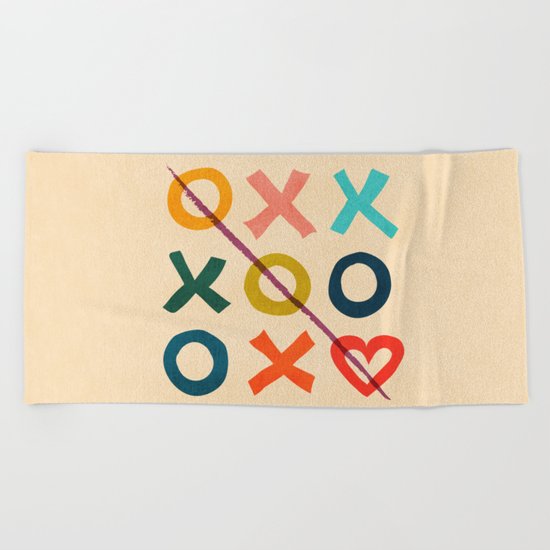xoxo Love Beach Towel