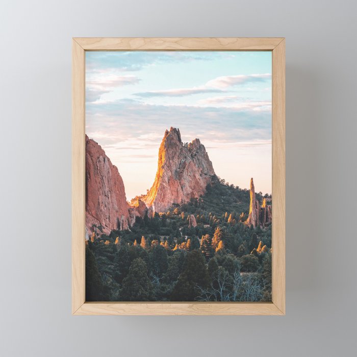 Southwestern Colorado Springs Framed Mini Art Print