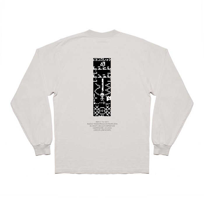 Nasa letter painting printed color store block round neck long sleeve sweatshirt