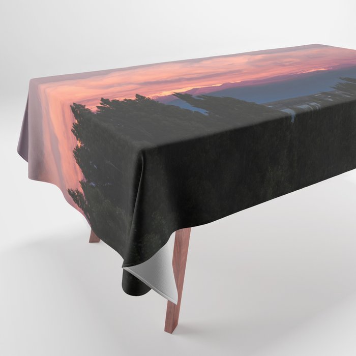 Argentina Photography - Pink Sunset Over The Argentine Forest Tablecloth