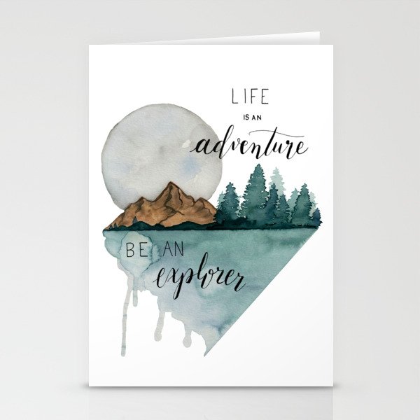 Life is an Adventure Stationery Cards