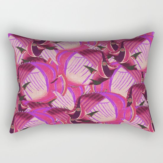 Crowd Fish 7 Rectangular Pillow
