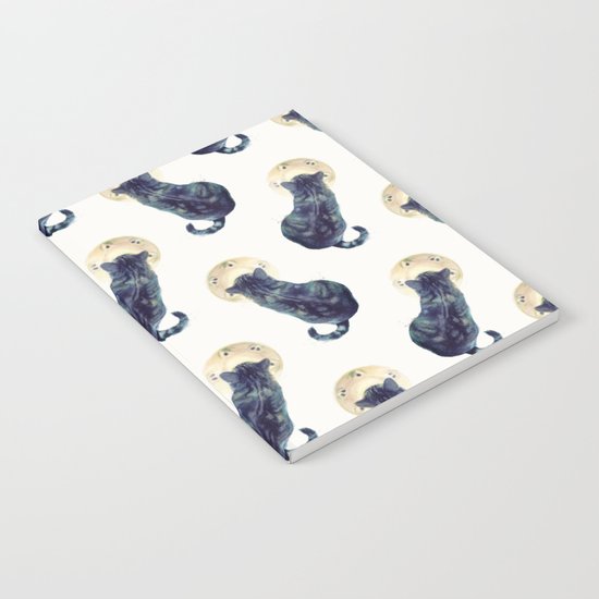 Kitten and Saucer (Pattern) Notebook