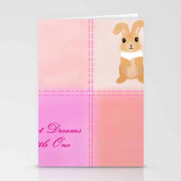 Sweet Dreams Little One (Bunny Quilt) Stationery Cards
