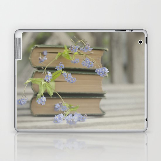 Forget Me Not Bookmark Laptop & iPad Skin