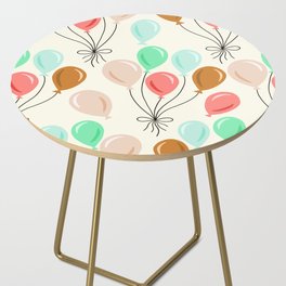 Balloon Party - Terracotta Mint Side Table