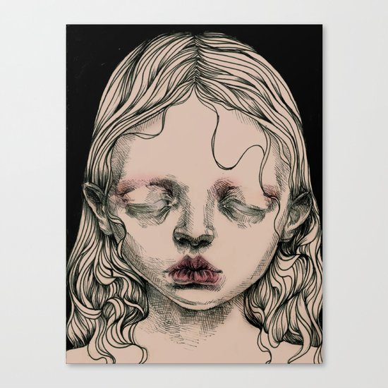 Rabbit Eyes Canvas Print