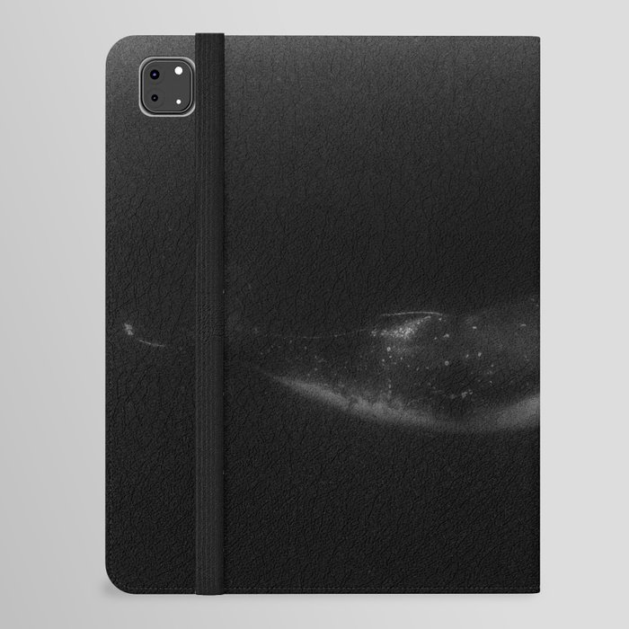 Magnificent Humpback Whale in B&W iPad Folio Case