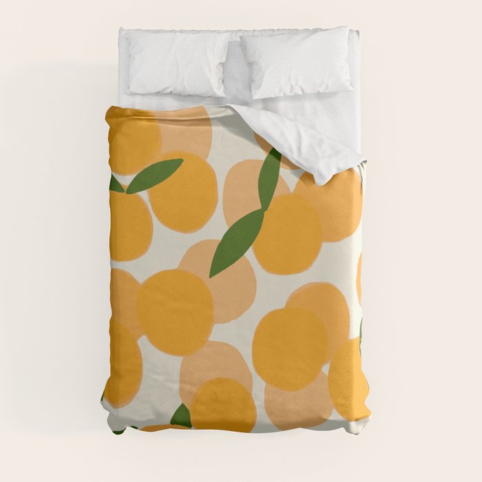 Clementine Duvet Cover by Little Dean Society6