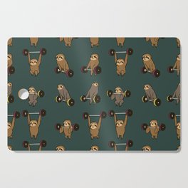 OLYMPIC LIFTING SLOTHS Cutting Board