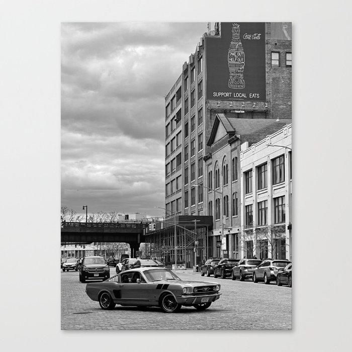 Classic Mustang in the Meatpacking District Canvas Print