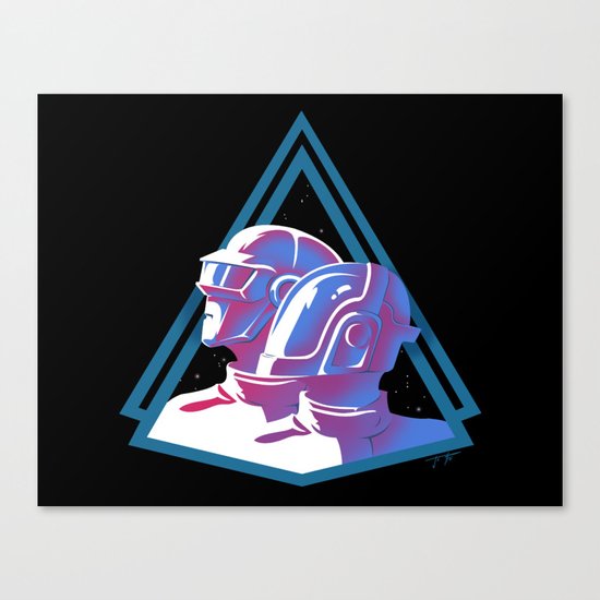 Daft Punk: Daft Deco Canvas Print