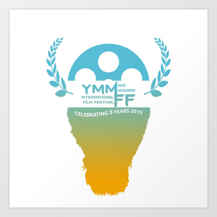 YMMiFF 2015 - BUFFALO HEAD DESIGN Art Print