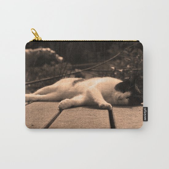 Sleepy cat Carry-All Pouch