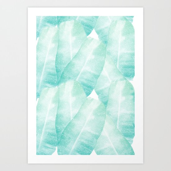 Banana Leaves Art Print
