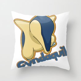cyndaquil Throw Pillow
