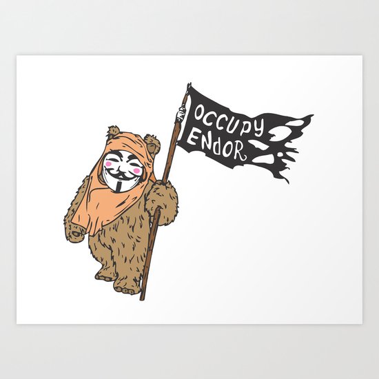 Occupy Endor Art Print