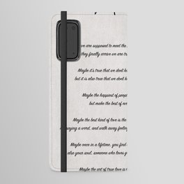 Maybe Poem Android Wallet Case