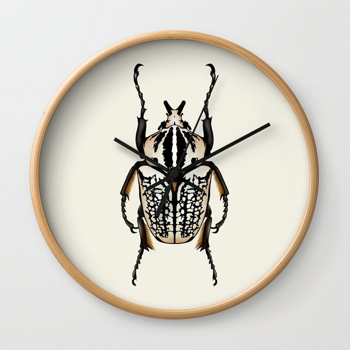 Goliath Beetle Bug Wall Clock