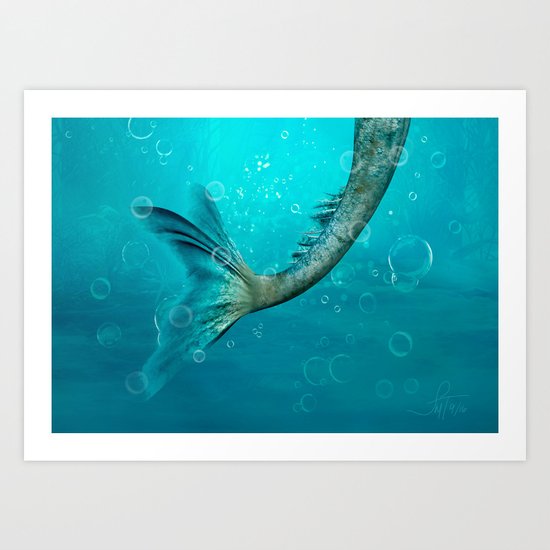Mermaid Tail Art Print