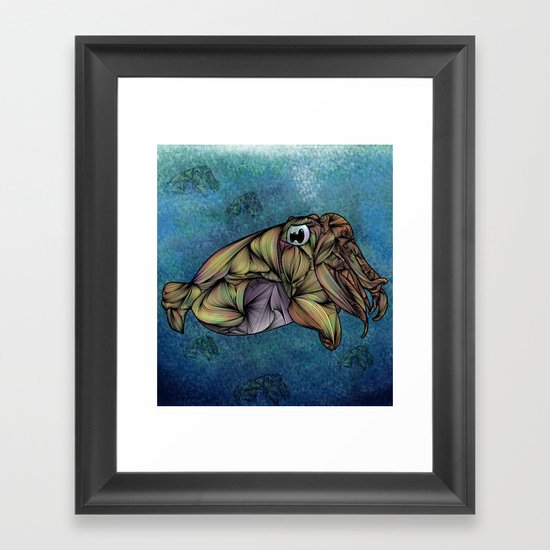 CuttleFish Framed Art Print