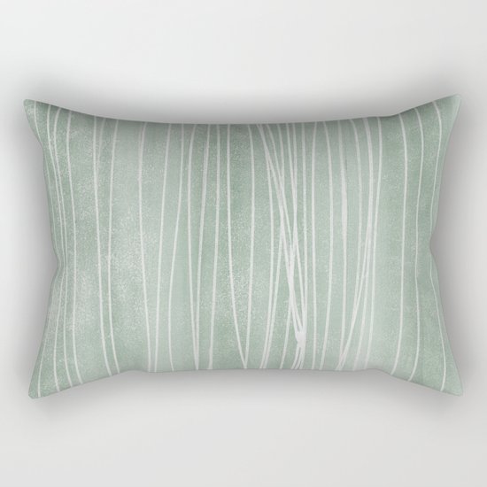 pin stripe soothe Rectangular Pillow
