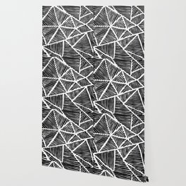 Geometry Black Lines Wallpaper