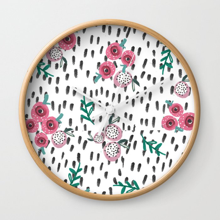 Rose Illustration Pattern Print Floral Design Art Painting