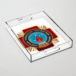 Chernobyl Liquidators Medal Acrylic Tray