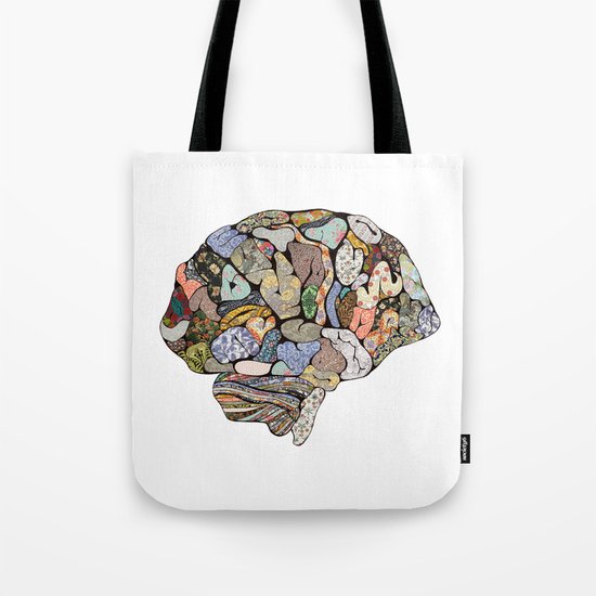my brain looks different Tote Bag