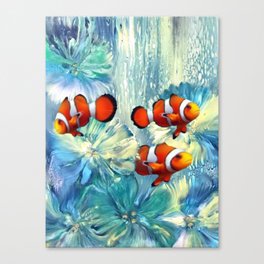Clown Fish Dreamland Canvas Print