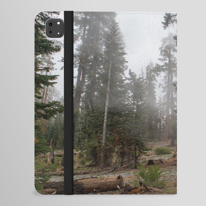 Fog Rolls - Sequoia Park, California iPad Folio Case