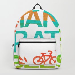 Thankful, Grateful & Blessed 2 Backpack | Blessed, Acrylic, Grateful, Digital, Bikeart, Thankful, Painting, Typography 