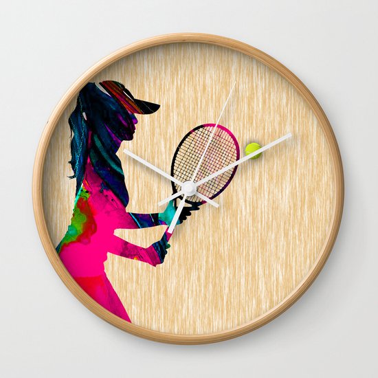 Tennis Wall Clock