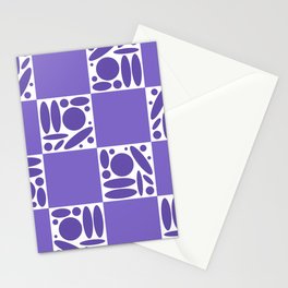 Geometric modern shapes 10 Stationery Card