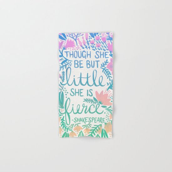 Little & Fierce – Lavender Mint Ombré Hand & Bath Towel