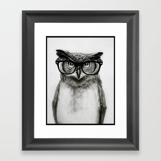 Mr. Owl Framed Art Print