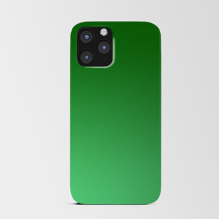 43 Green Gradient Background 220713 Minimalist Art Valourine Digital Design iPhone Card Case