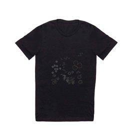 Flowers - BLACKwhite T Shirt