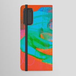 Street Art Grunge Rose Android Wallet Case