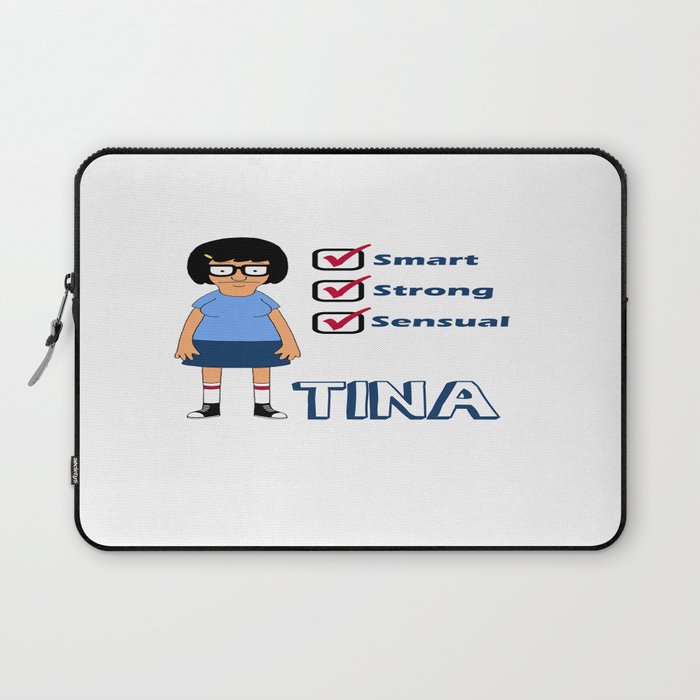 TINA- Smart, Strong, Sensual Laptop Sleeve