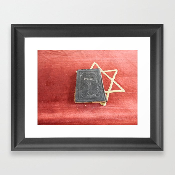 Religious torah book ancient classics Framed Art Print