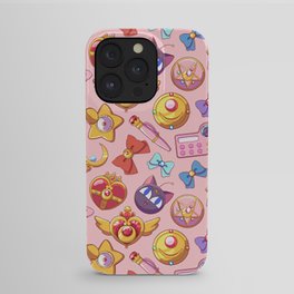 magical girl lover sailor moon pattern iPhone Case
