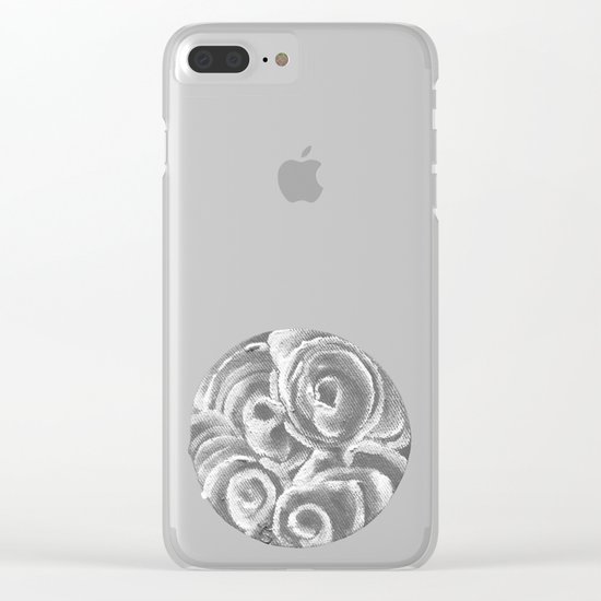 Peach Plum Dreams in the Dark Clear iPhone Case