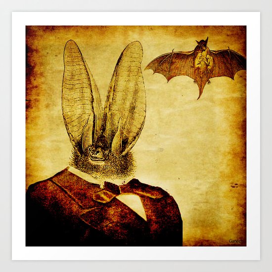 Bat-Man Art Print
