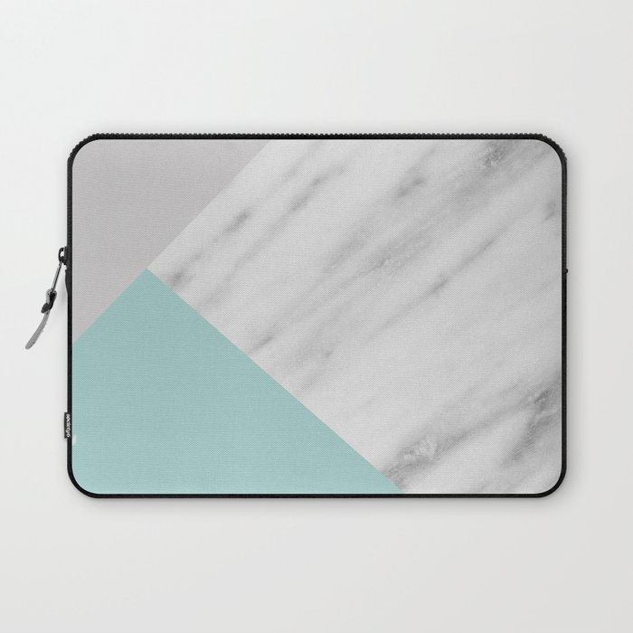 Ice Color Marble Collage Laptop Sleeve