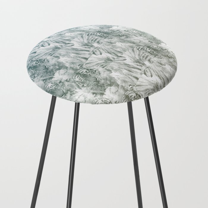 Tiger Camouflage Counter Stool by ruifaria | Society6