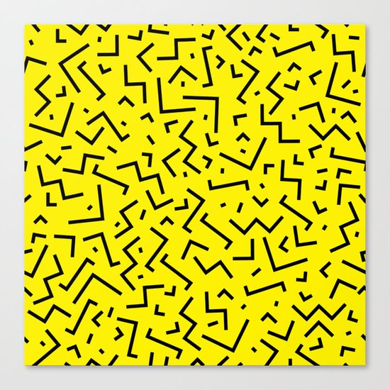 Memphis pattern 35 Canvas Print