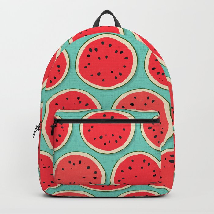 watermelon polka mint Backpack