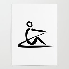 Rowing Logo 1 Poster